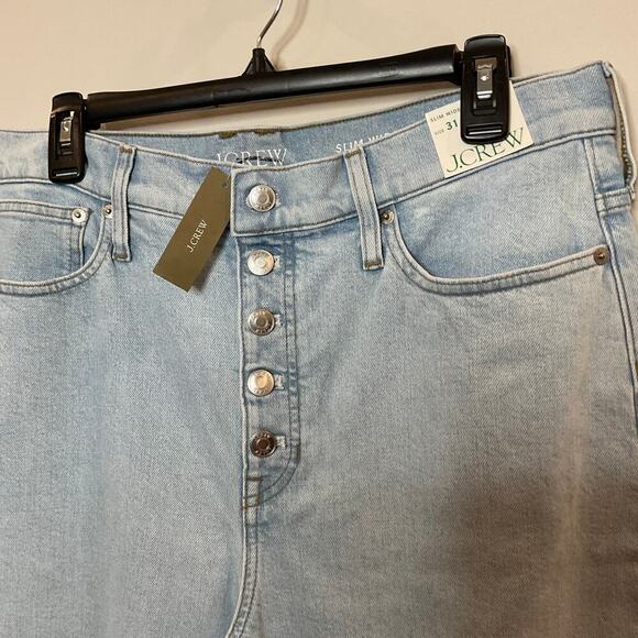 J. Crew Full-length‎ slim wide-leg jean in Doriel wash NWT - Picture 4 of 7